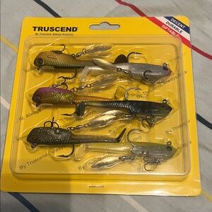 Truscend Multi-Color Soft Plastic Fishing Lure Set